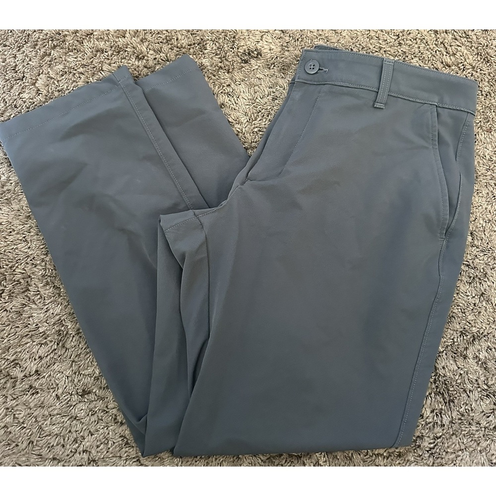 Mens Under Armour Slacks Golf Pants Gray‎ 36/30 EUC